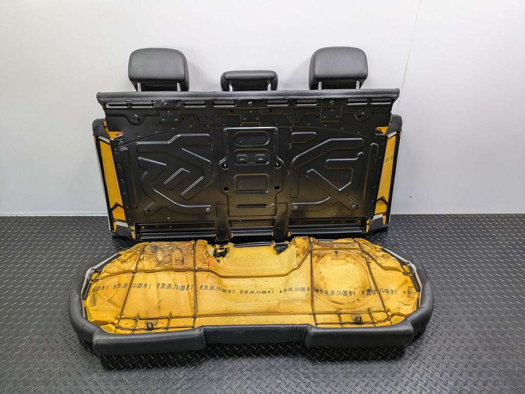 2008 - 2011 OEM AUDI A4 REAR LEFT RIGHT AND CENTER SEAT WITH HEADREST ASSEMBLY