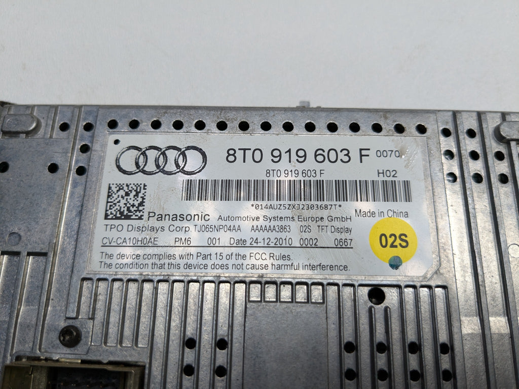 2008 - 2011 OEM AUDI A4 INFORMATION NAVIGATION GPS DISPLAY SCREEN MONITOR