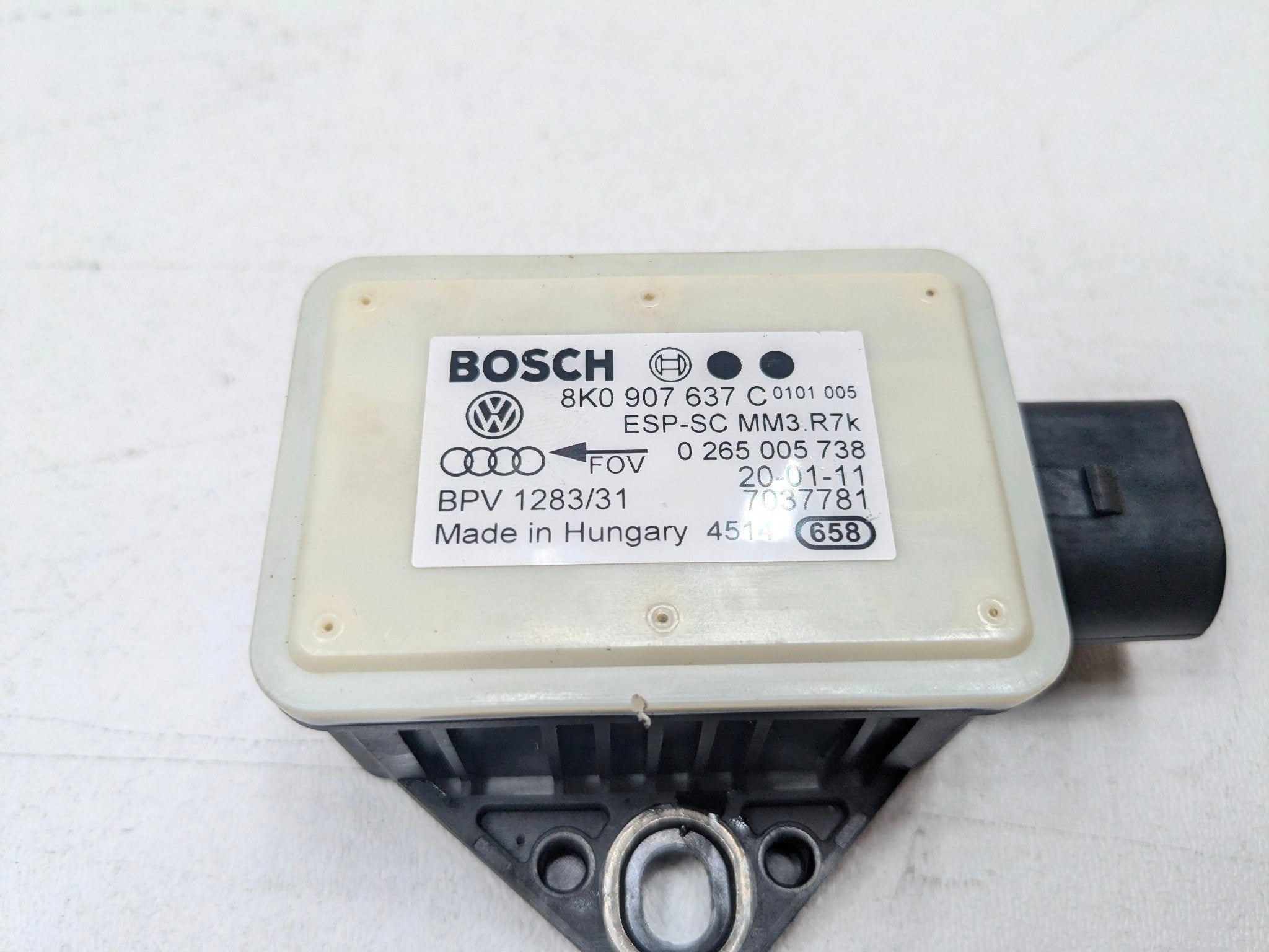 2008 - 2011 OEM AUDI A4 YAW RATE SENSOR CONTROL MODULE UNIT