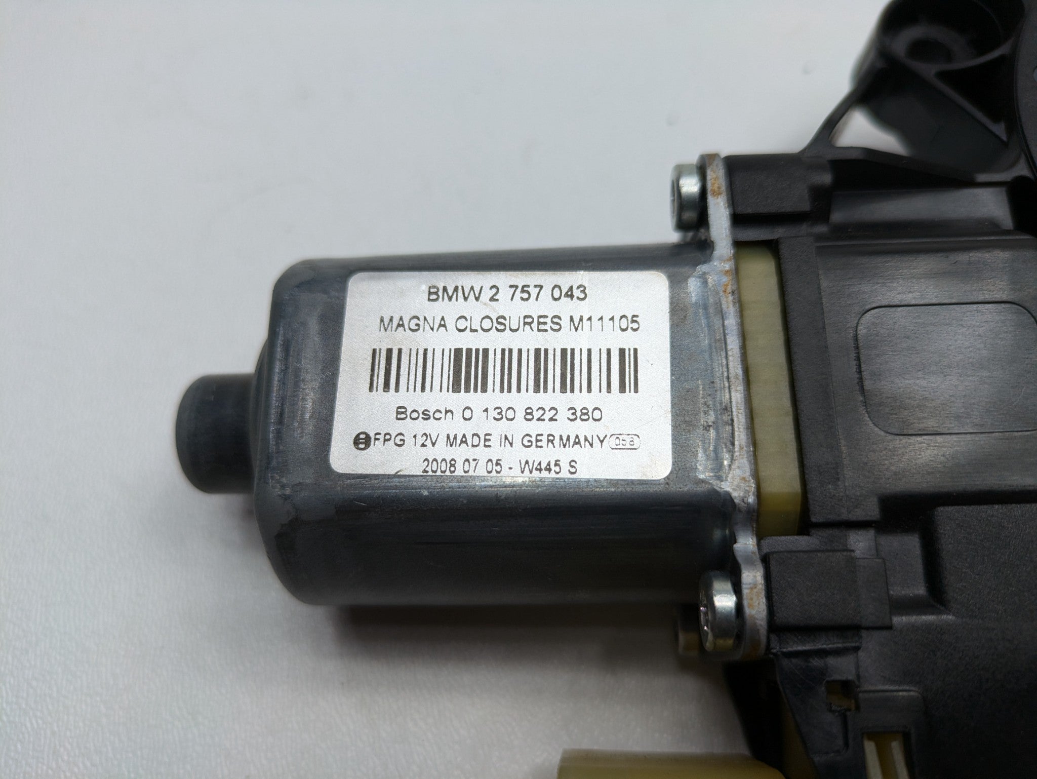 2006 - 2013 OEM MINI COOPER FRONT LEFT DRIVER SIDE POWER WINDOW MOTOR