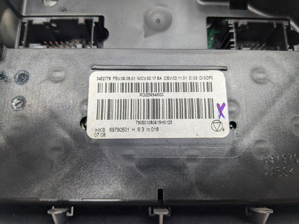 2006 - 2013 OEM MINI COOPER AC HEATER CLIMATE CONTROL WITH WINDOW SWITCH