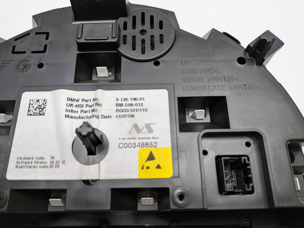 2006 - 2013 OEM MINI COOPER INSTRUMENT CLUSTER GAUGES SPEEDOMETER