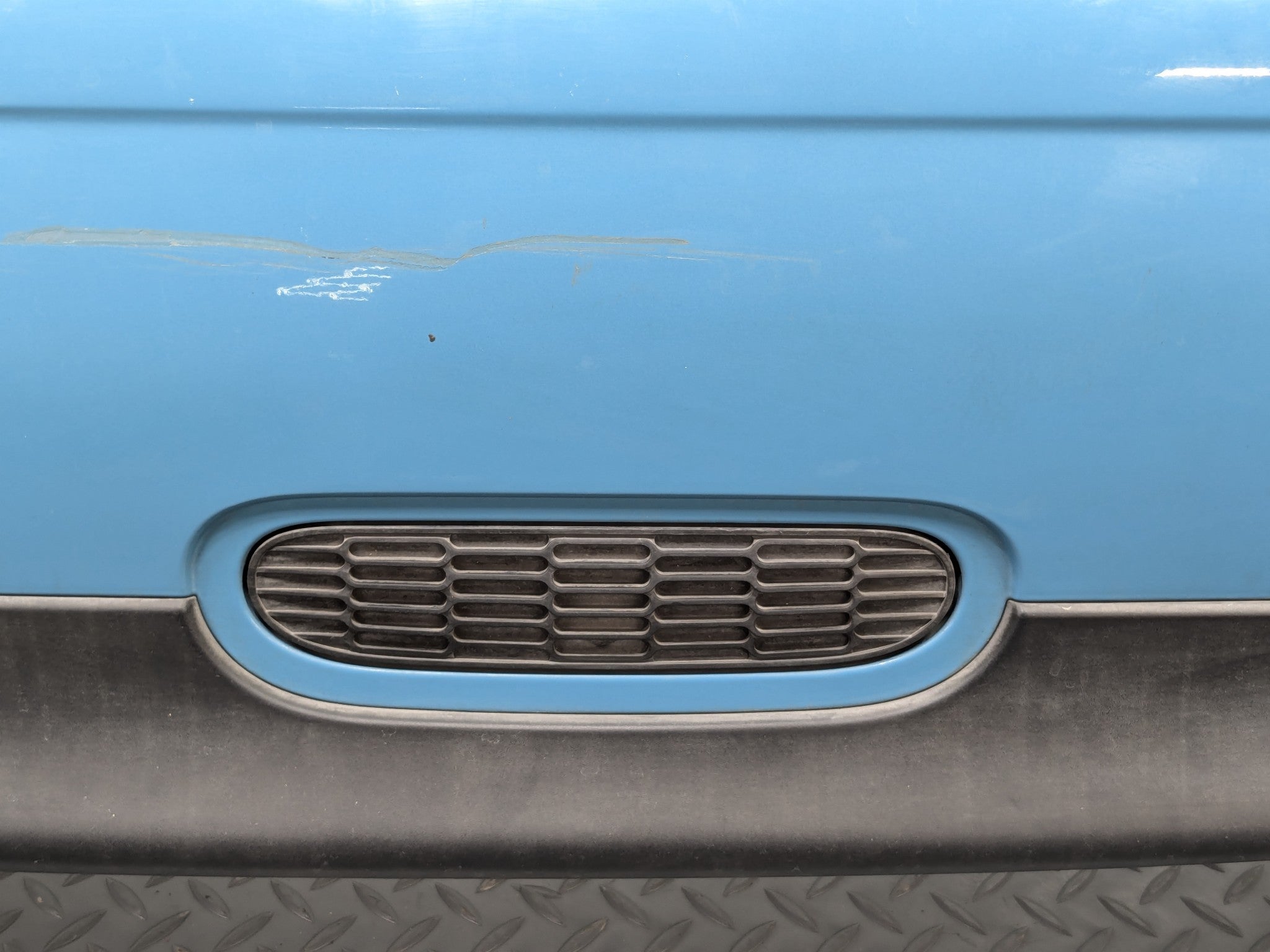 2006 - 2013 OEM MINI COOPER REAR BUMPER COVER DARK MODERATE BLUE