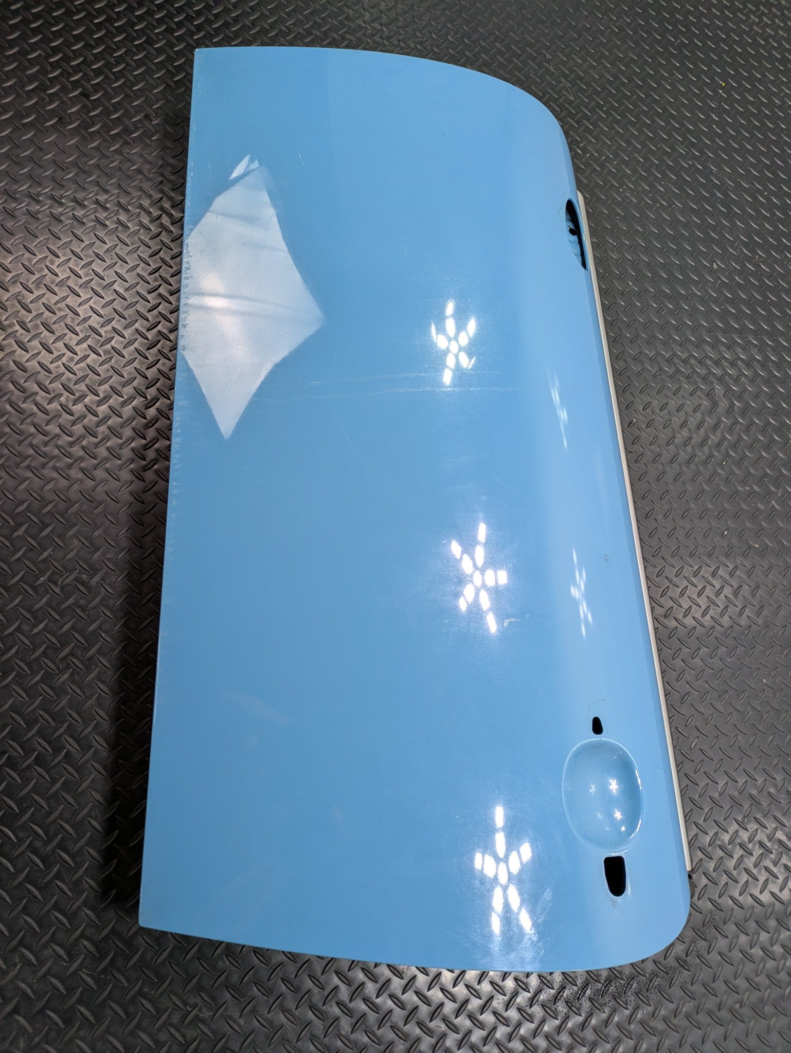 2006 - 2013 OEM MINI COOPER FRONT LEFT SIDE DOOR SHELL PANEL MODERATE BLUE