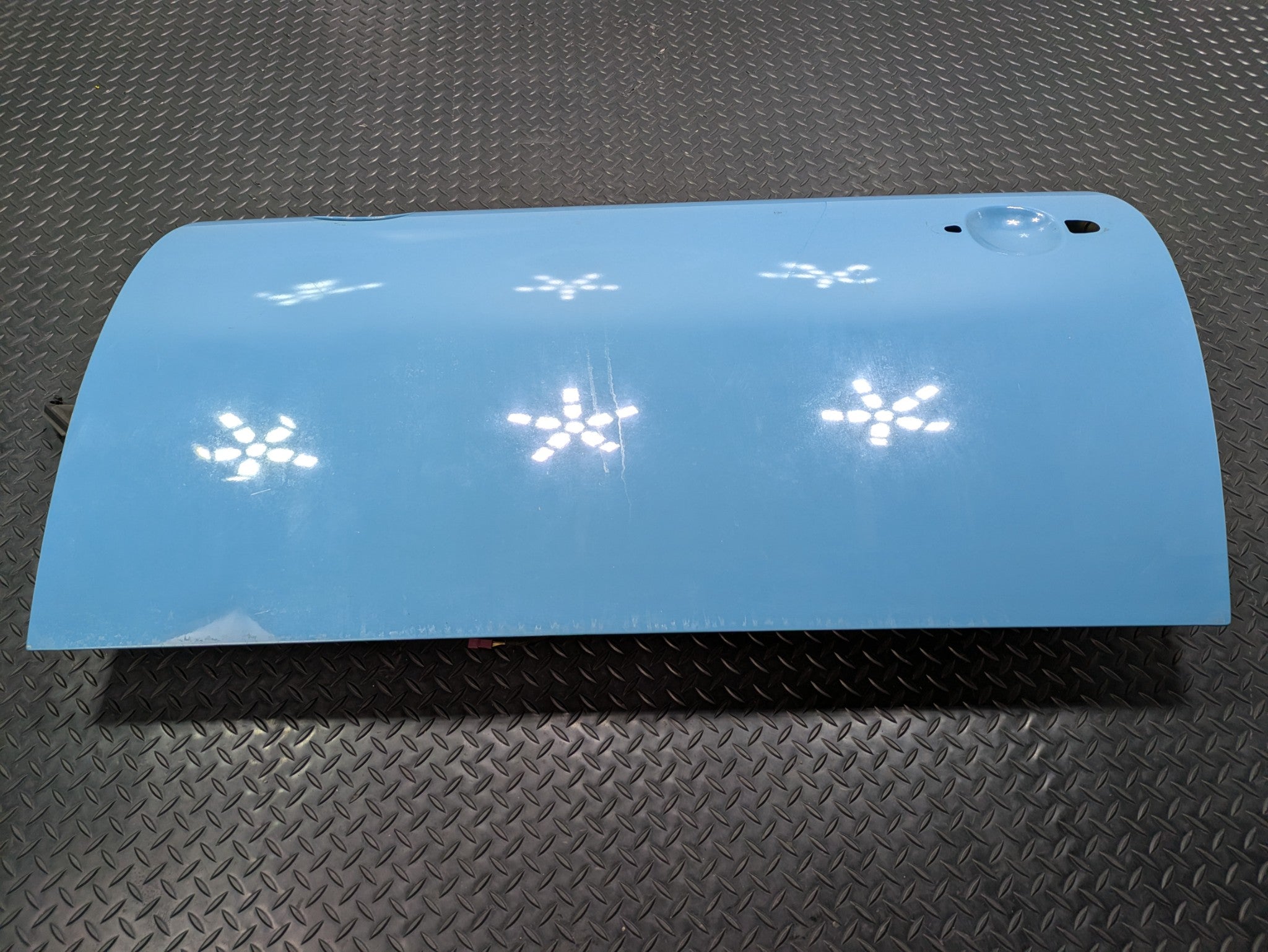 2006 - 2013 OEM MINI COOPER FRONT LEFT SIDE DOOR SHELL PANEL MODERATE BLUE