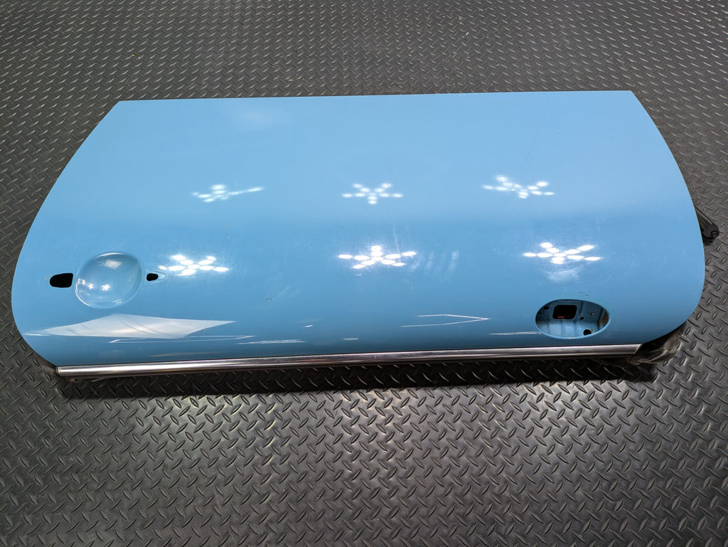 2006 - 2013 OEM MINI COOPER FRONT LEFT SIDE DOOR SHELL PANEL MODERATE BLUE