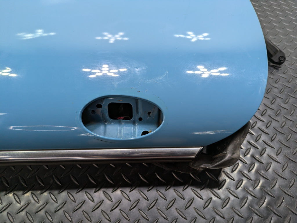 2006 - 2013 OEM MINI COOPER FRONT LEFT SIDE DOOR SHELL PANEL MODERATE BLUE