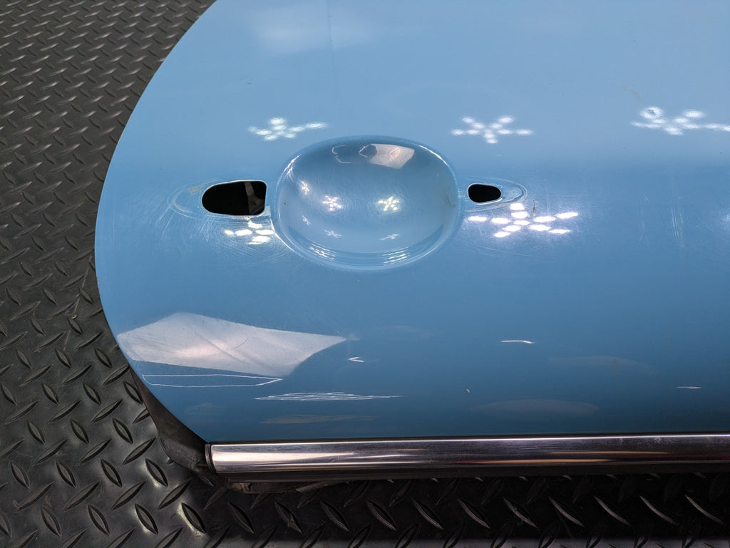 2006 - 2013 OEM MINI COOPER FRONT LEFT SIDE DOOR SHELL PANEL MODERATE BLUE