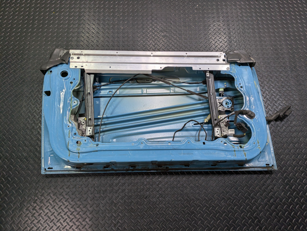 2006 - 2013 OEM MINI COOPER FRONT LEFT SIDE DOOR SHELL PANEL MODERATE BLUE