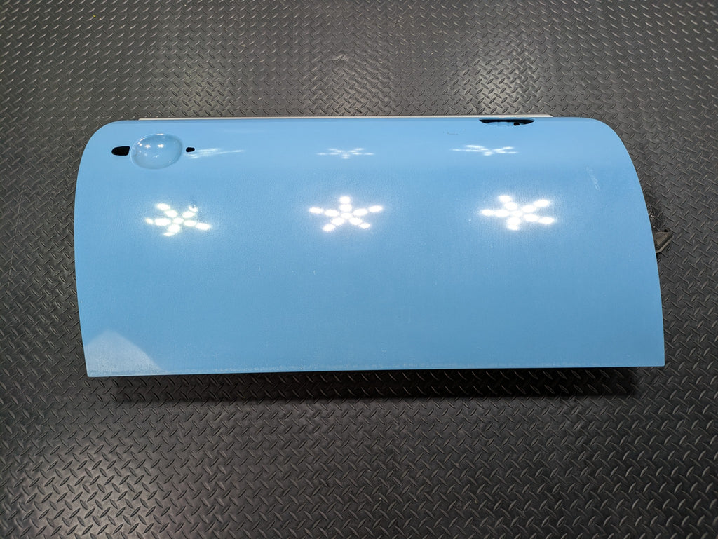 2006 - 2013 OEM MINI COOPER FRONT RIGHT SIDE DOOR SHELL PANEL MODERATE BLUE