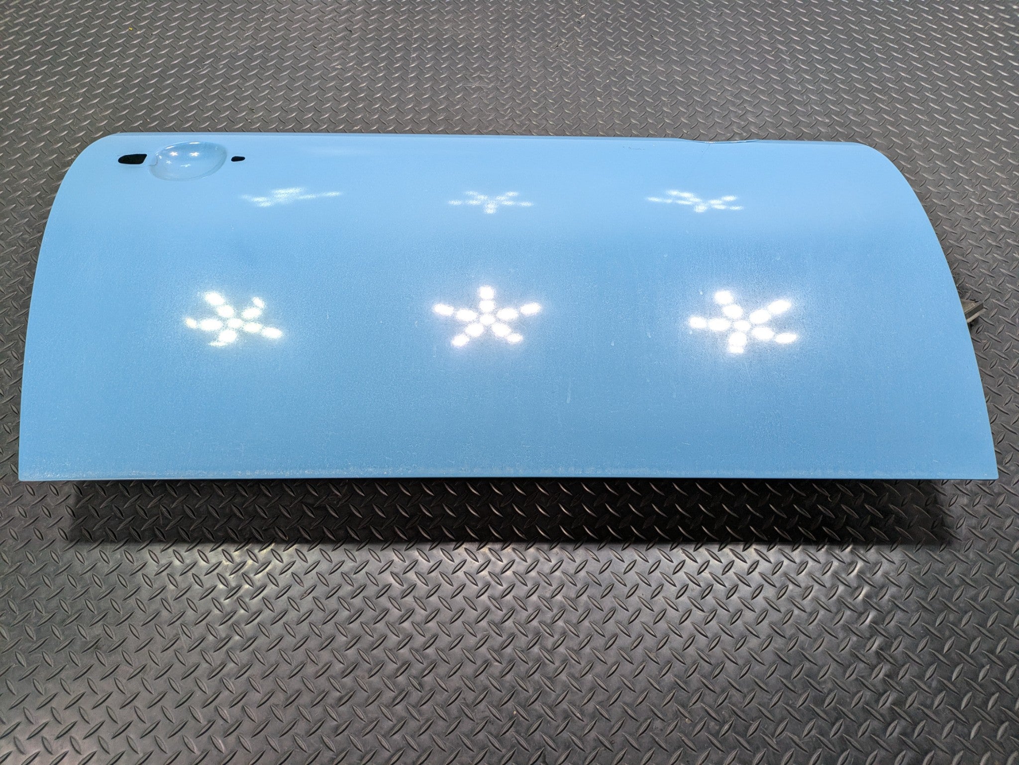 2006 - 2013 OEM MINI COOPER FRONT RIGHT SIDE DOOR SHELL PANEL MODERATE BLUE