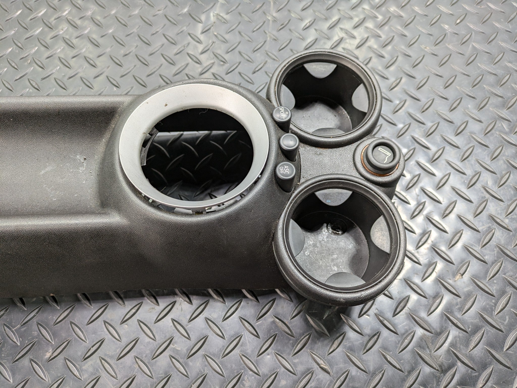 2006 - 2013 OEM MINI COOPER CENTER CONSOLE ARMREST WITH CUP HOLDER TRIM PANEL