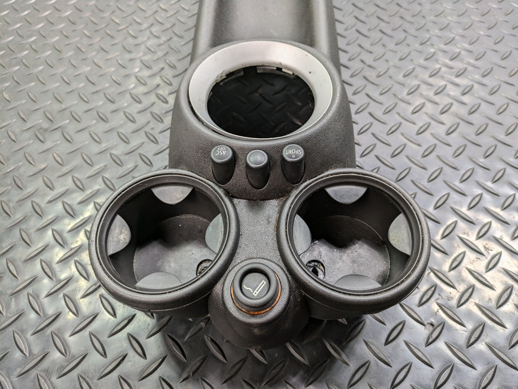 2006 - 2013 OEM MINI COOPER CENTER CONSOLE ARMREST WITH CUP HOLDER TRIM PANEL