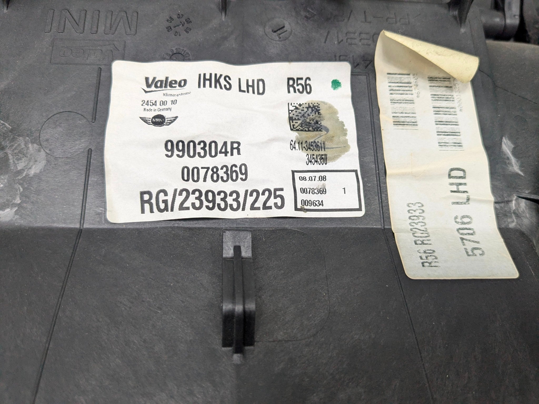 2006 - 2013 OEM MINI COOPER AIR CONDITION HEATER AC CORE BOX EVAPORATOR ASSEMBLY