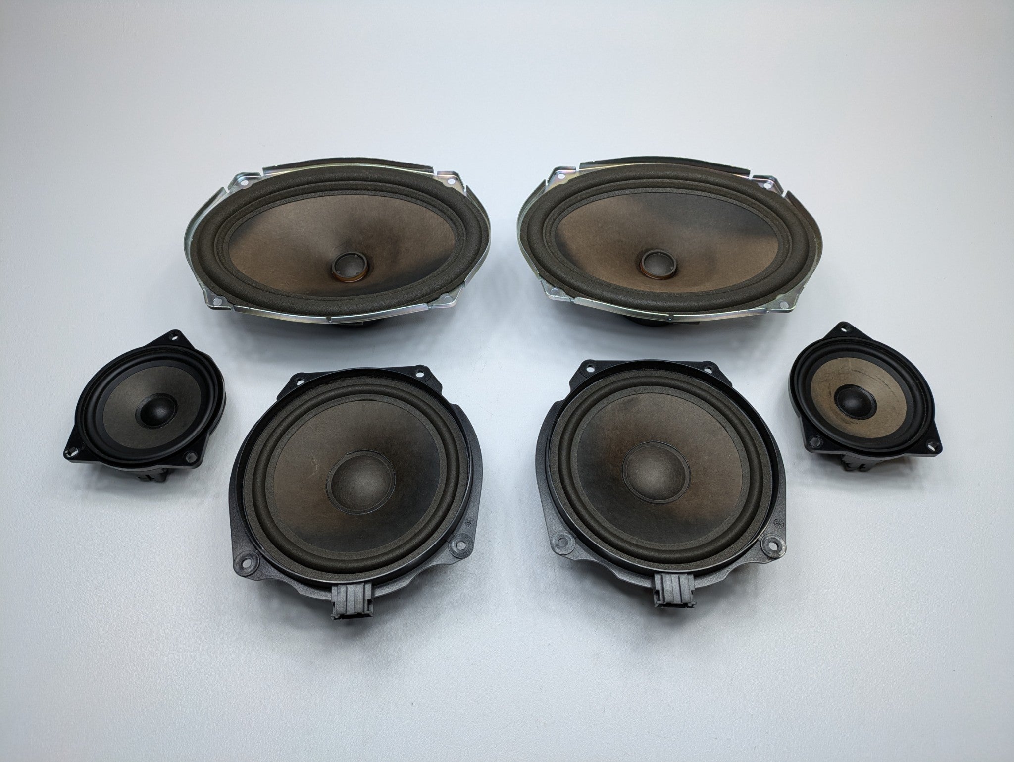 2006 - 2013 OEM MINI COOPER FRONT AND REAR AUDIO SOUND SYSTEM SPEAKER SET