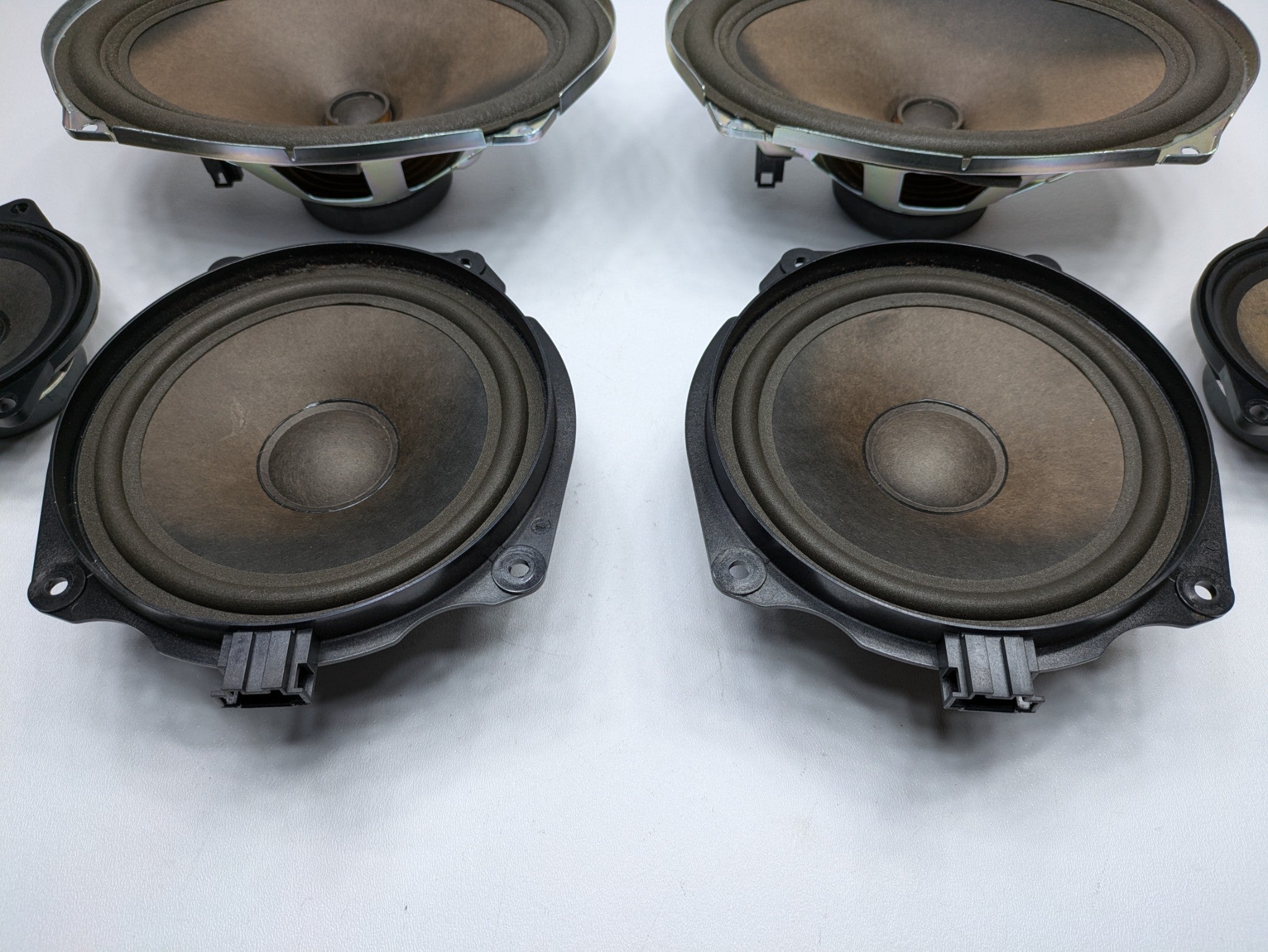 2006 - 2013 OEM MINI COOPER FRONT AND REAR AUDIO SOUND SYSTEM SPEAKER SET