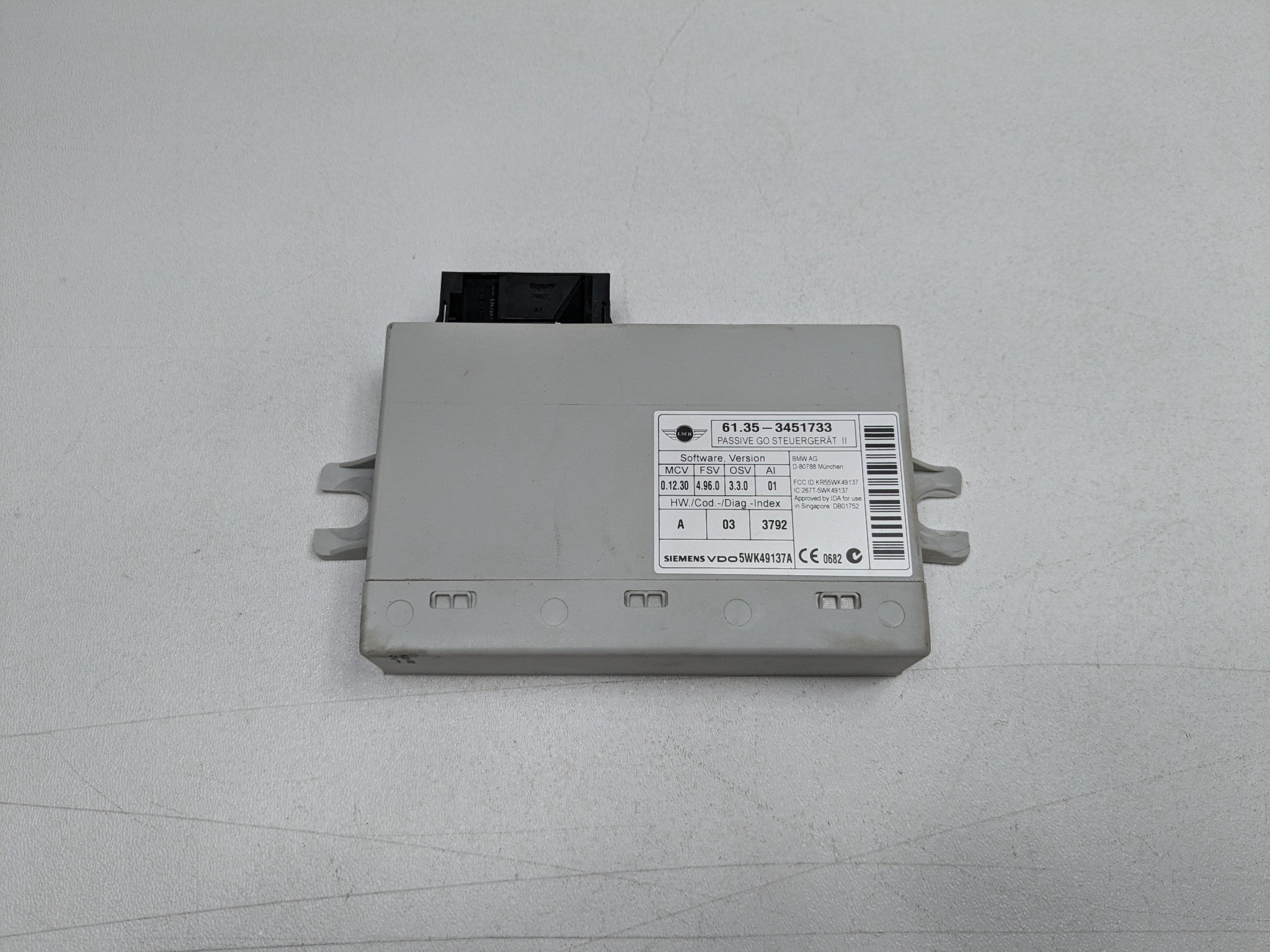 2006 - 2013 OEM MINI COOPER ANTI-THEFT LOCKING CONTROL MODULE