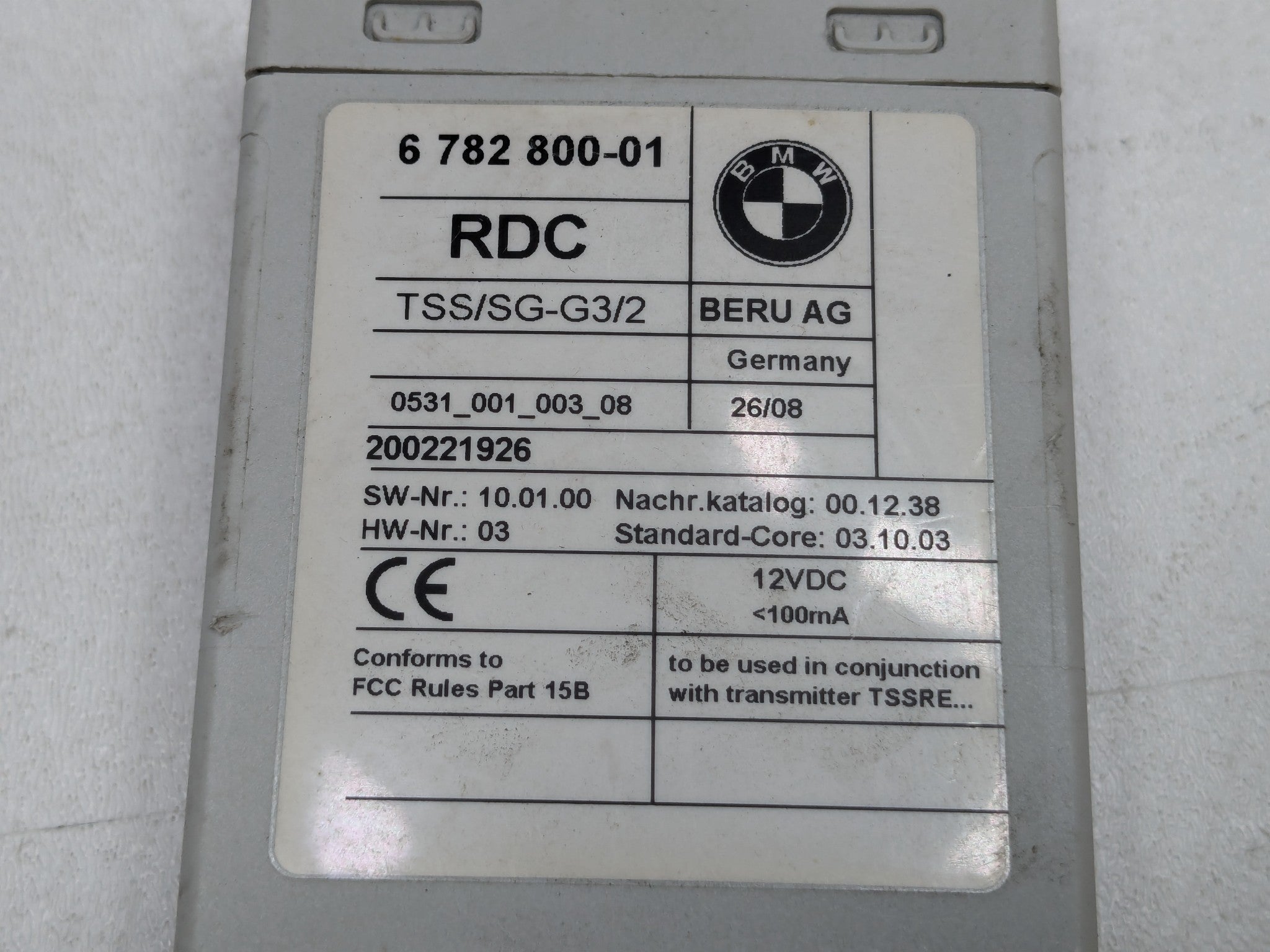 2006 - 2013 OEM MINI COOPER TPMS TIRE PRESSURE MONITOR CONTROL MODULE UNIT