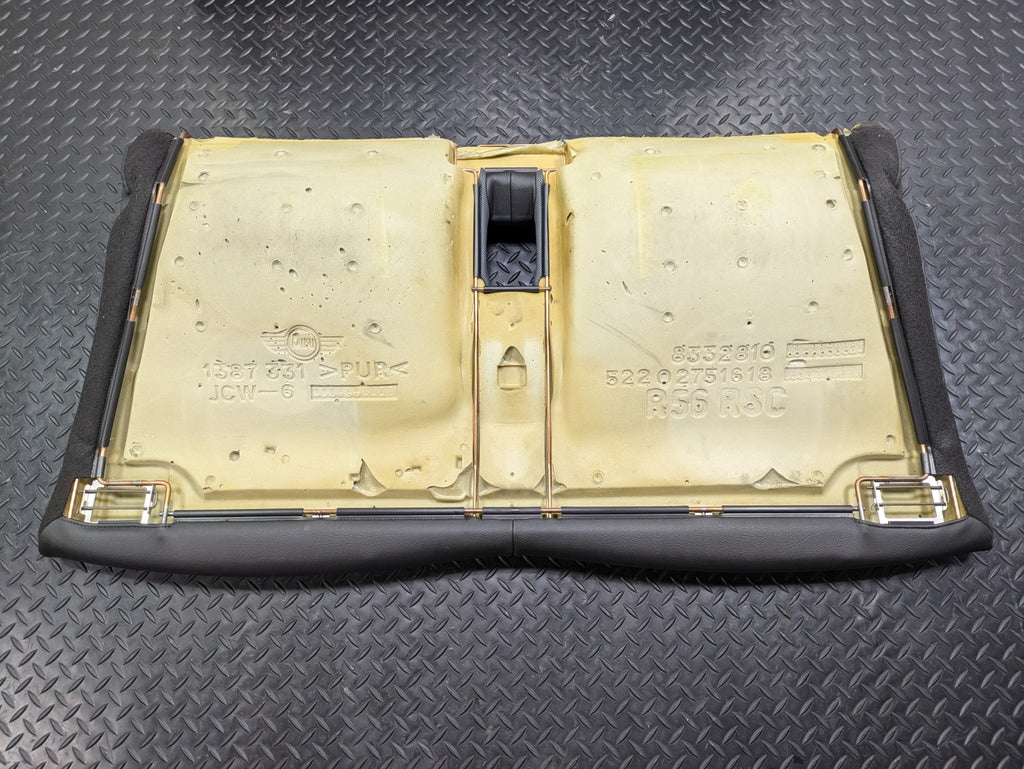 2006 - 2013 OEM MINI COOPER REAR UPPER AND LOWER SEAT CUSHION ASSEMBLY