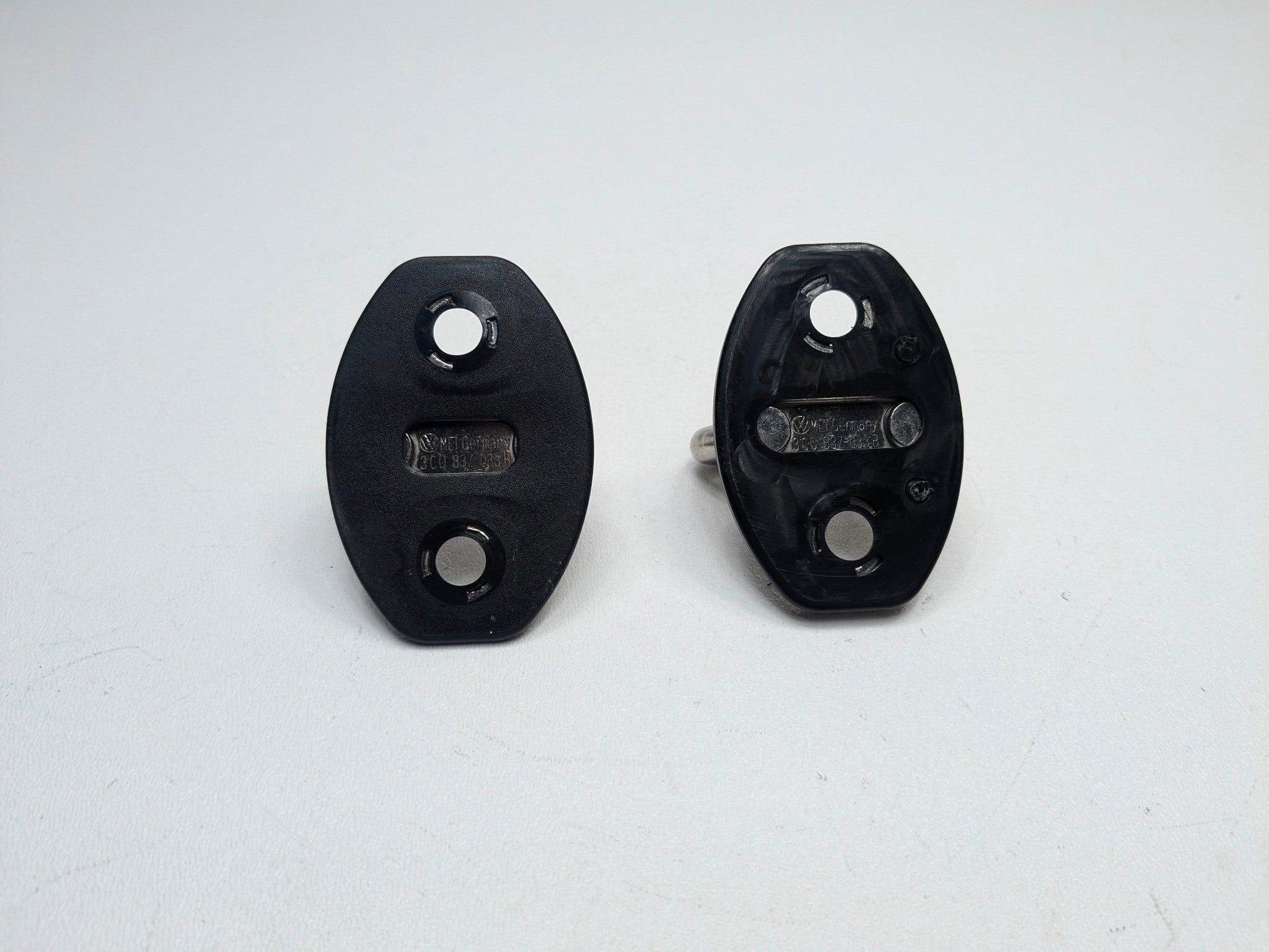 2006 - 2008 OEM PORSCHE CAYMAN DOOR LOCK LATCH STRIKER SET OF TWO