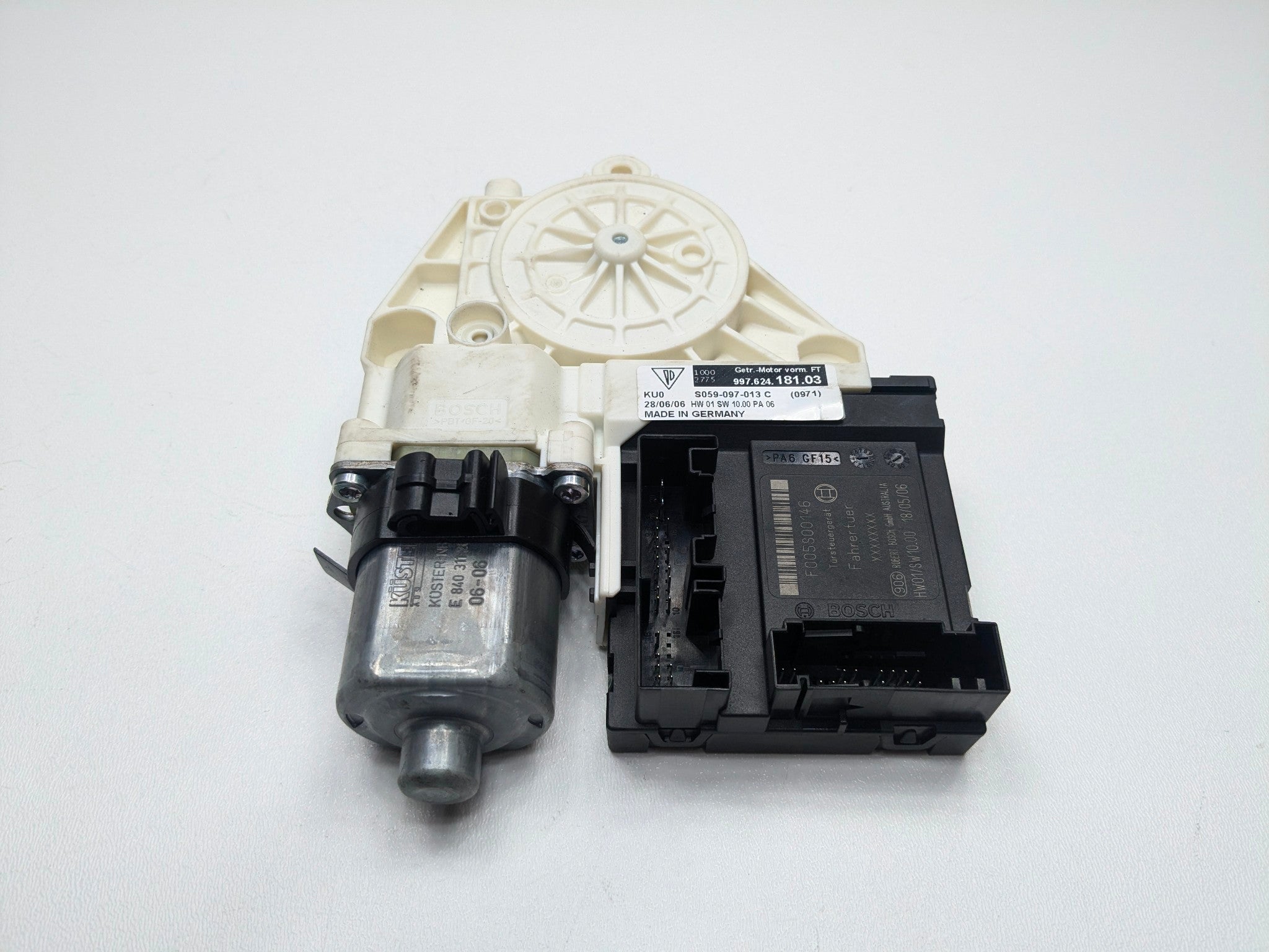 2006 - 2008 OEM PORSCHE CAYMAN FRONT LEFT DRIVER SIDE POWER WINDOW MOTOR