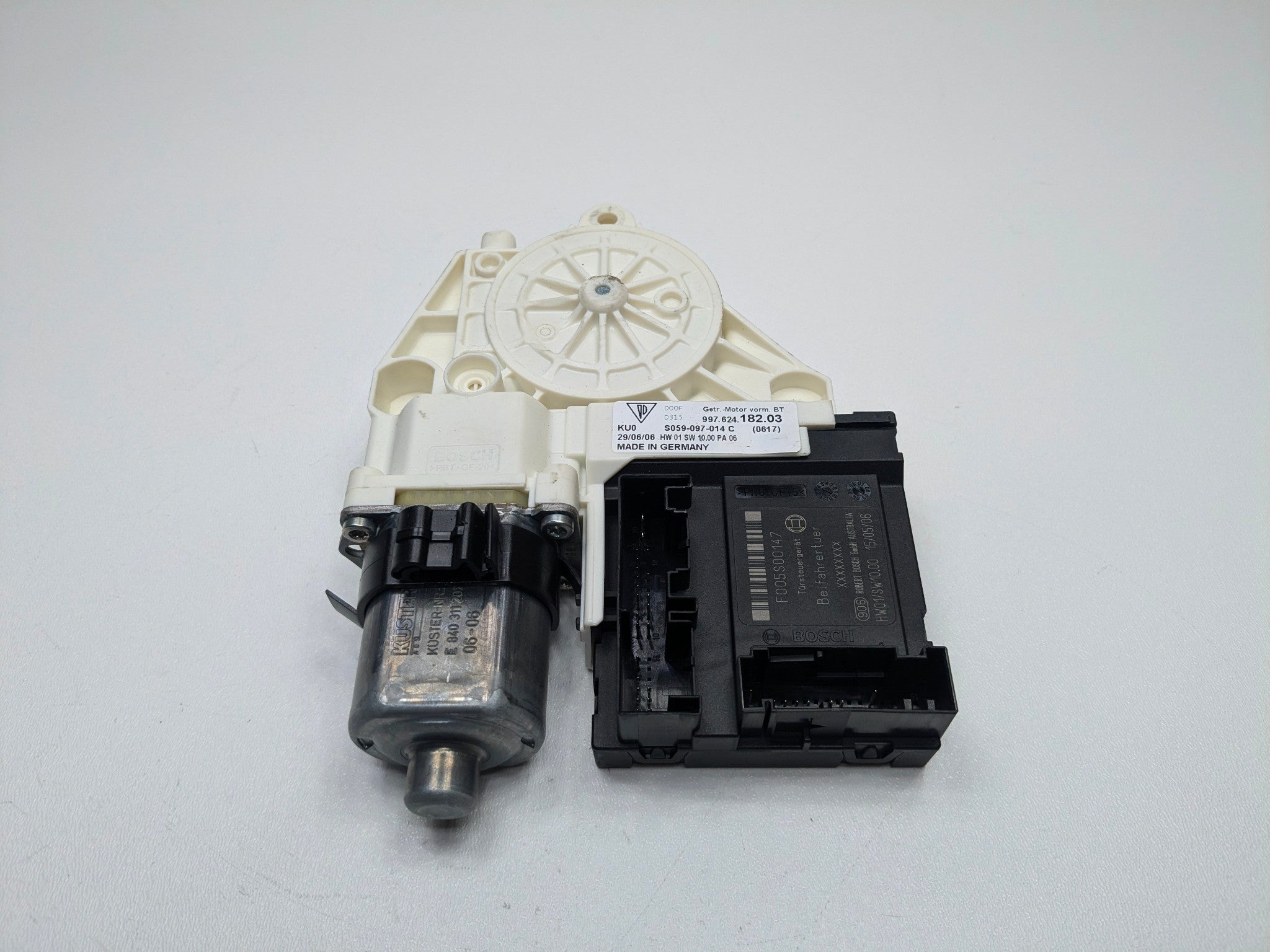 2006 - 2008 OEM PORSCHE CAYMAN FRONT RIGHT PASSENGER SIDE POWER WINDOW MOTOR