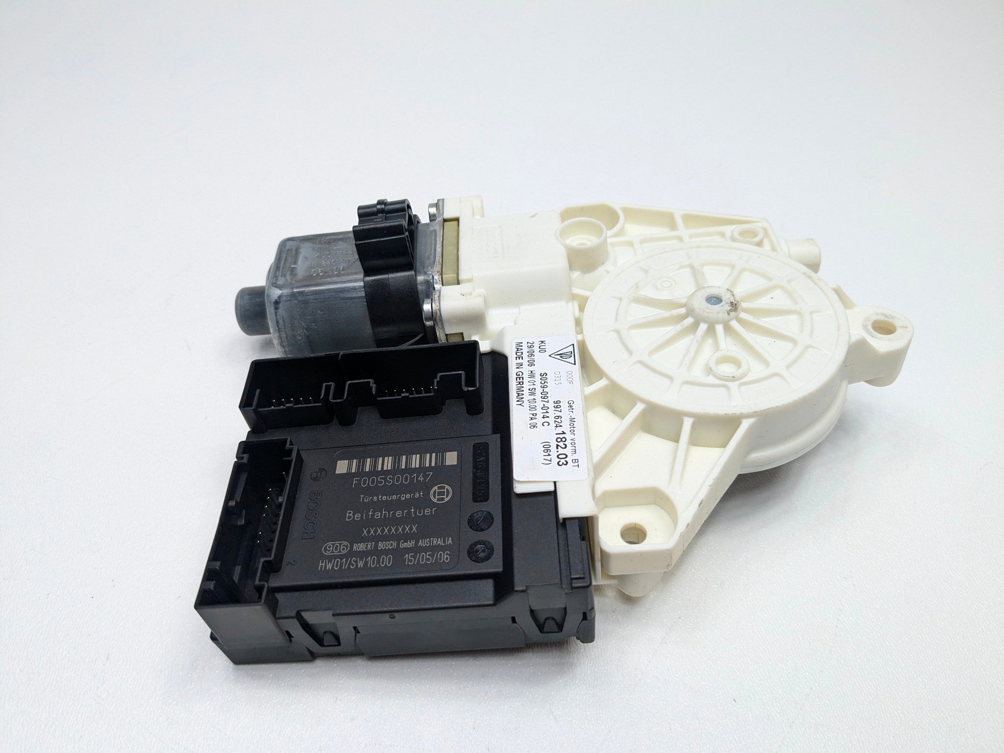 2006 - 2008 OEM PORSCHE CAYMAN FRONT RIGHT PASSENGER SIDE POWER WINDOW MOTOR