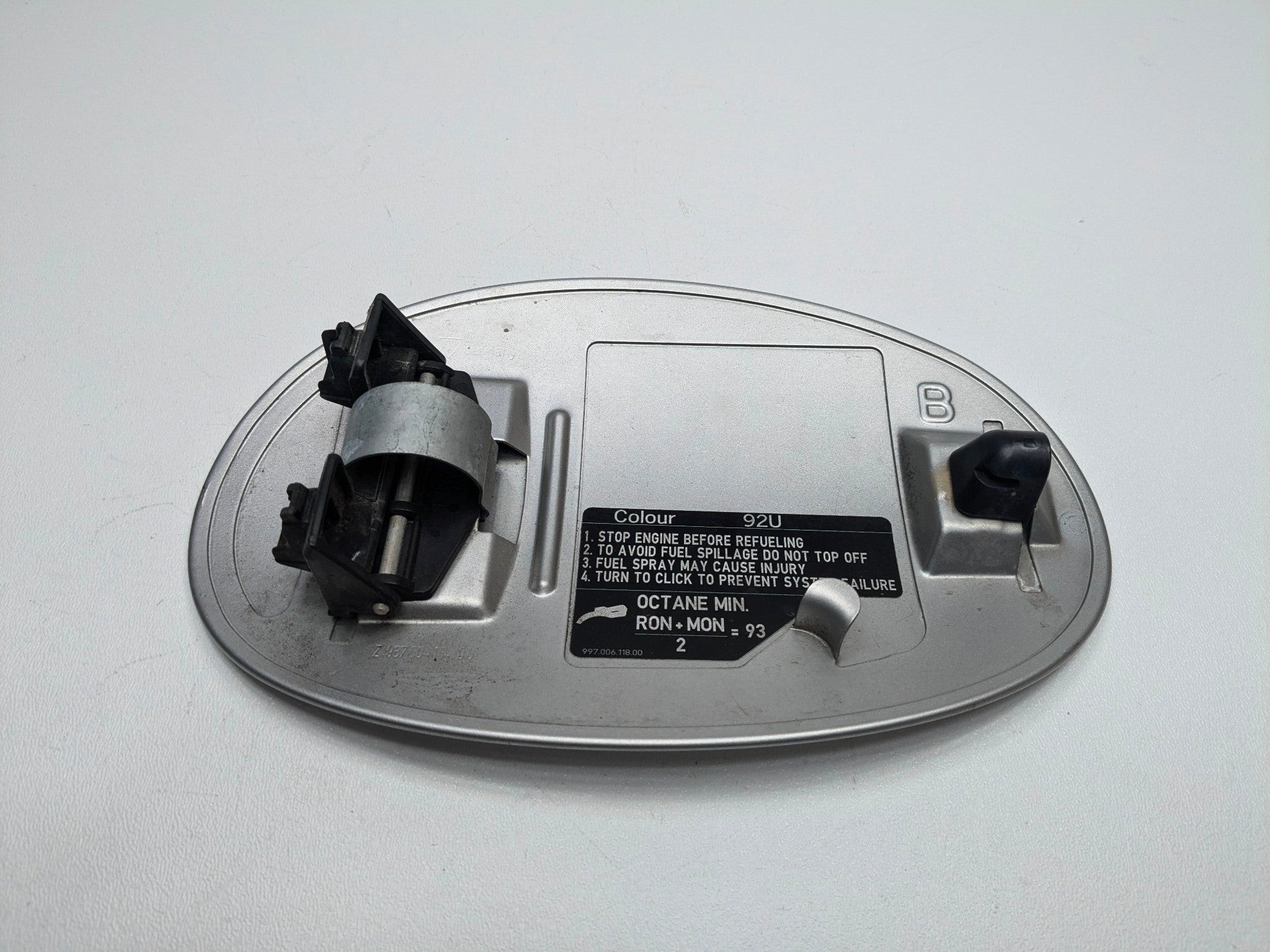 06 - 08 OEM PORSCHE CAYMAN FUEL TANK GAS FILLER DOOR ASSEMBLY