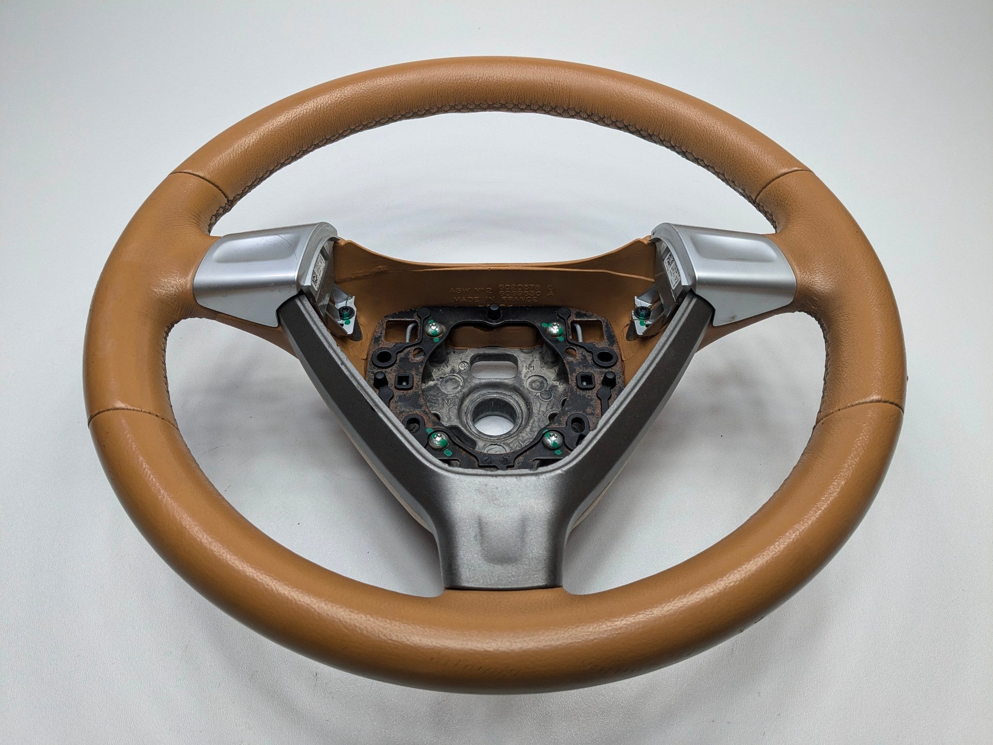 2006 - 2008 OEM PORSCHE CAYMAN POWER STEERING WHEEL COLUMN LEATHER