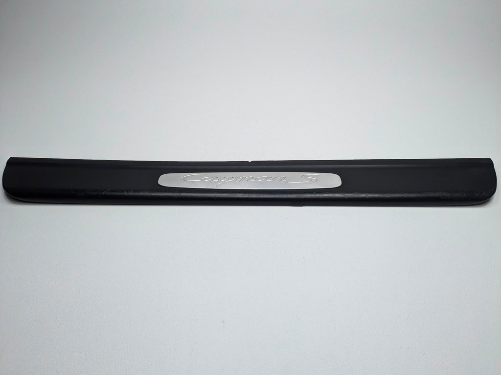 2006 - 2008 OEM PORSCHE CAYMAN LEFT DRIVER SIDE DOOR SCUFF SILL PLATE TRIM