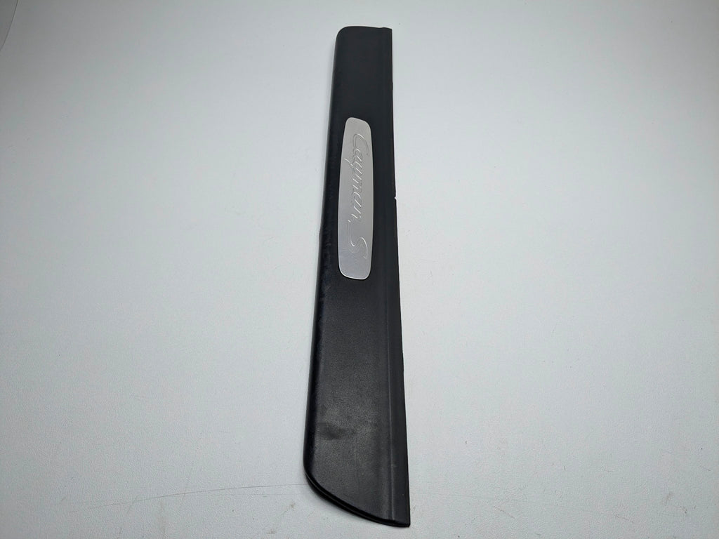 2006 - 2008 OEM PORSCHE CAYMAN LEFT DRIVER SIDE DOOR SCUFF SILL PLATE TRIM
