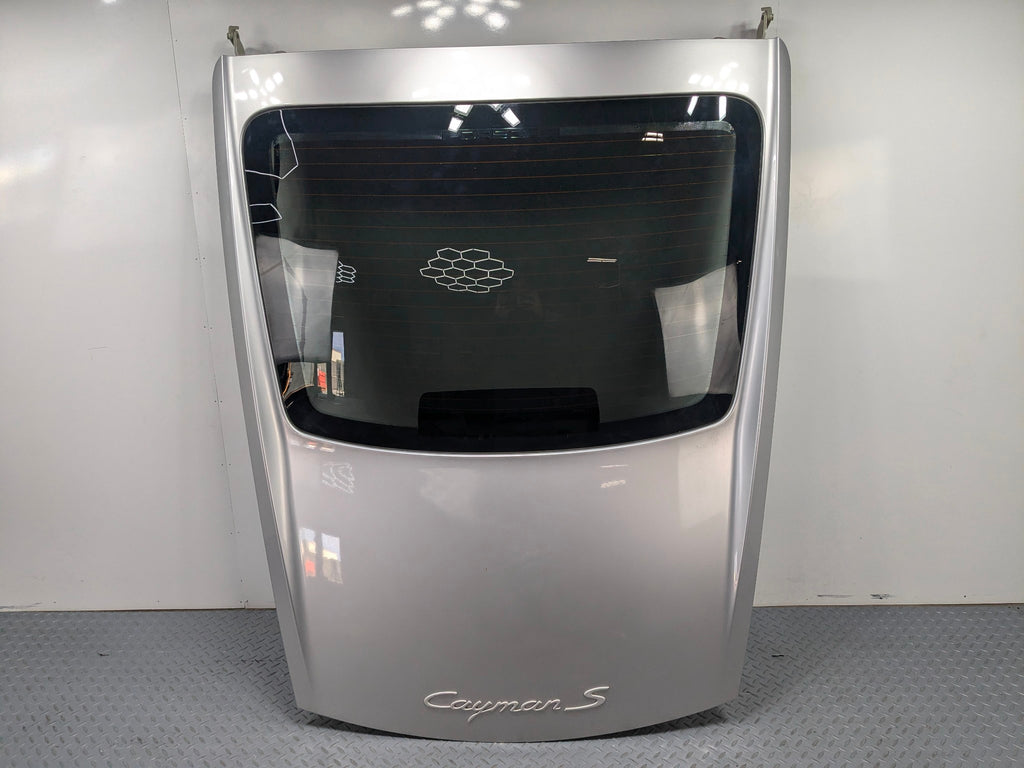 2006 - 2008 OEM PORSCHE CAYMAN REAR TRUNK TAILGATE WITH PRIVACY TINT GLASS