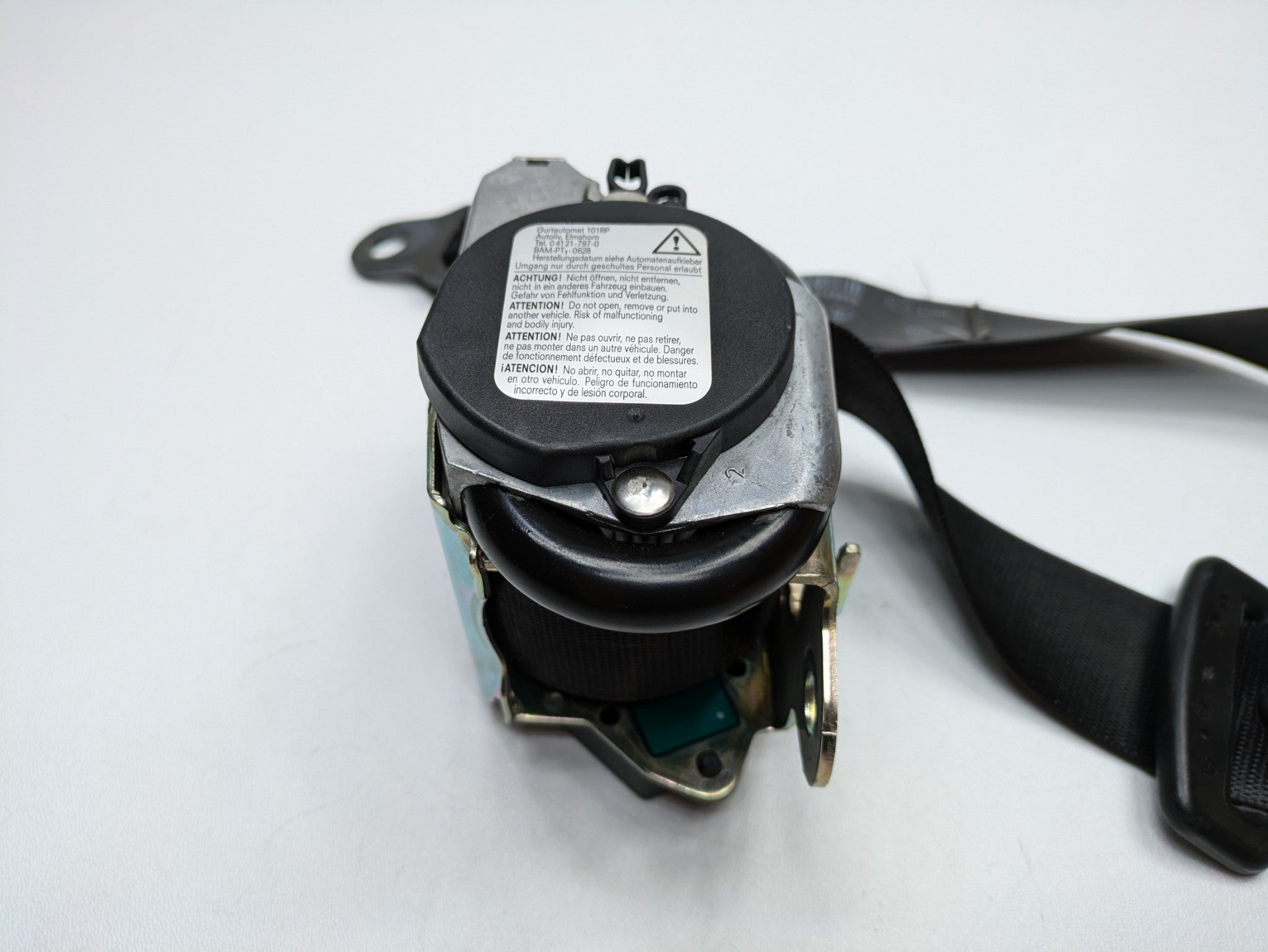 2006 - 2008 OEM PORSCHE CAYMAN FRONT RIGHT PASSENGER SIDE SEAT BELT RETRACTOR