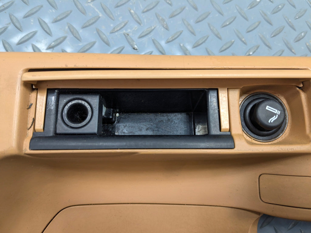 06 - 08 OEM PORSCHE CAYMAN FRONT CENTER CONSOLE ARMREST STORAGE BEIGE
