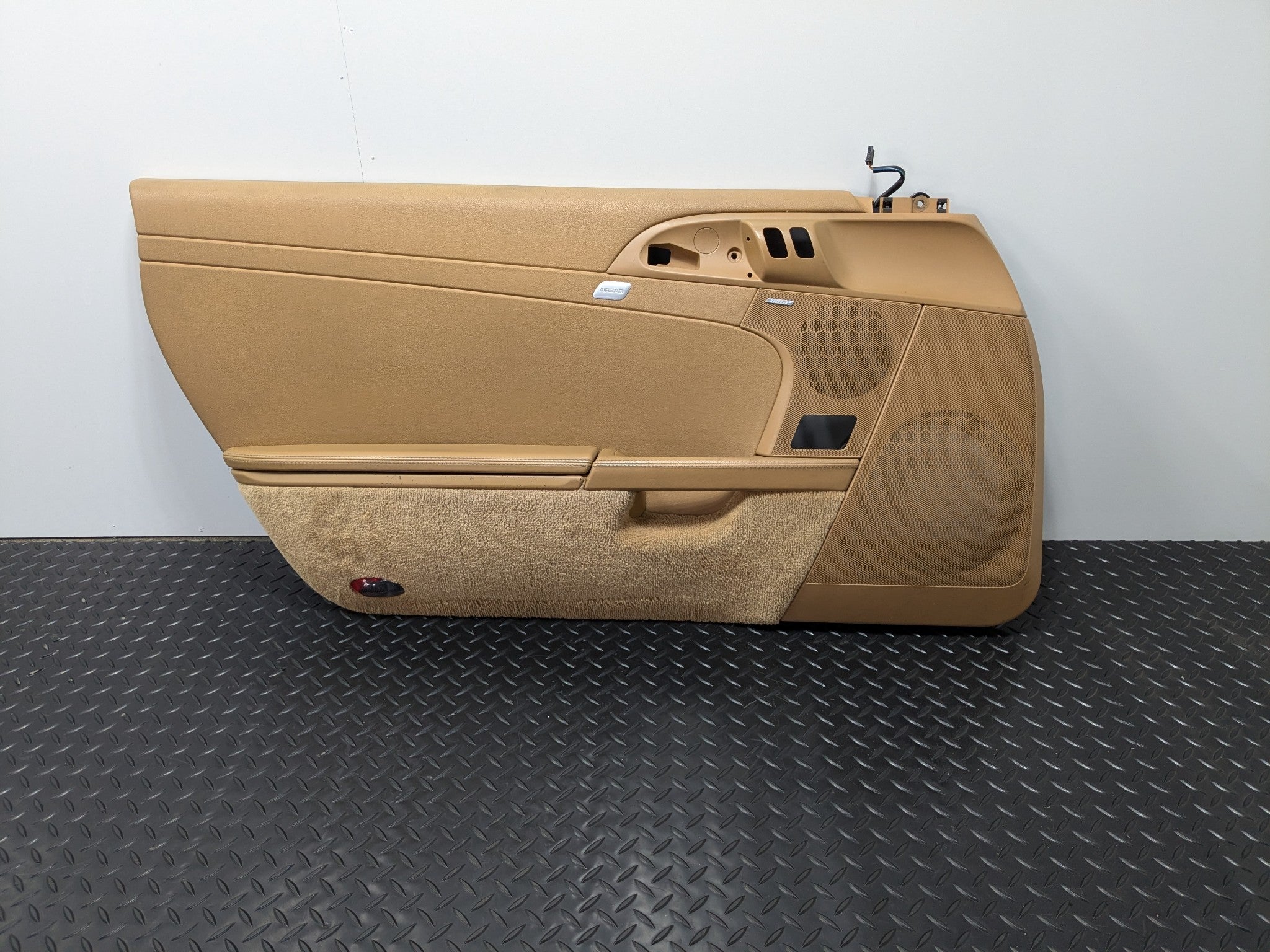 2006 - 2008 OEM PORSCHE CAYMAN LEFT DRIVER SIDE INTERIOR DOOR PANEL LEATHERETTE
