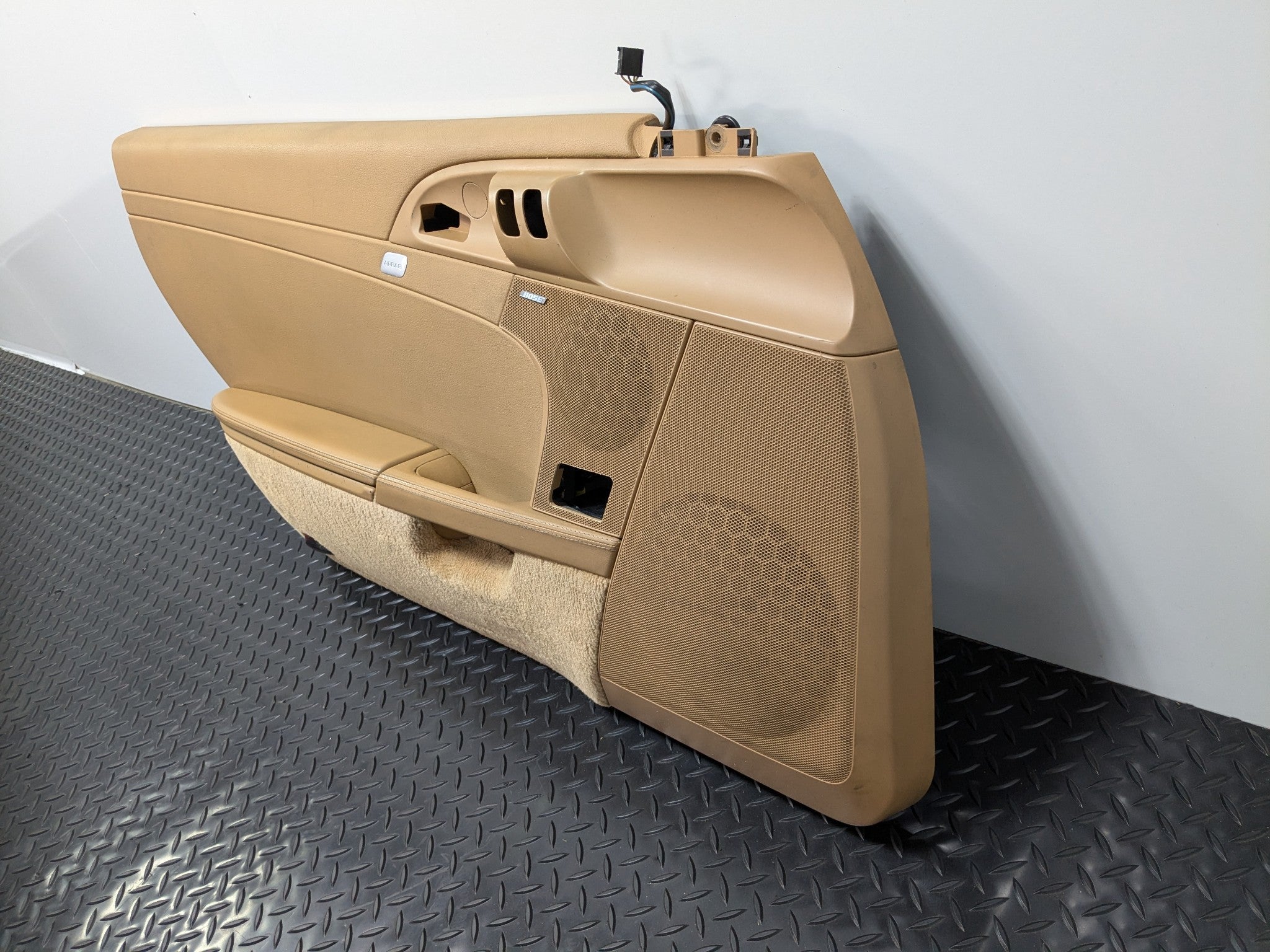 2006 - 2008 OEM PORSCHE CAYMAN LEFT DRIVER SIDE INTERIOR DOOR PANEL LEATHERETTE