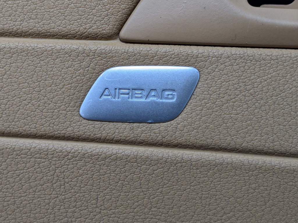 2006 - 2008 OEM PORSCHE CAYMAN LEFT DRIVER SIDE INTERIOR DOOR PANEL LEATHERETTE