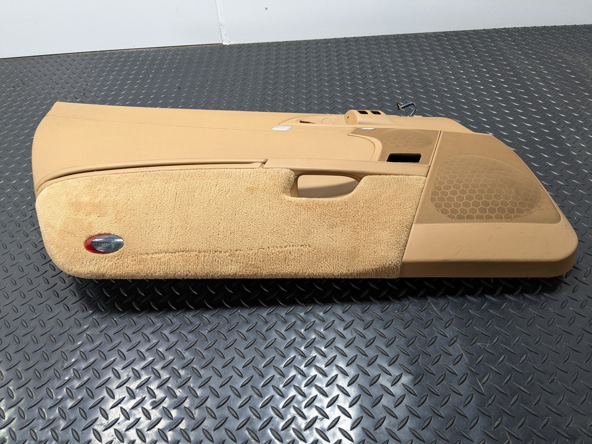 2006 - 2008 OEM PORSCHE CAYMAN LEFT DRIVER SIDE INTERIOR DOOR PANEL LEATHERETTE