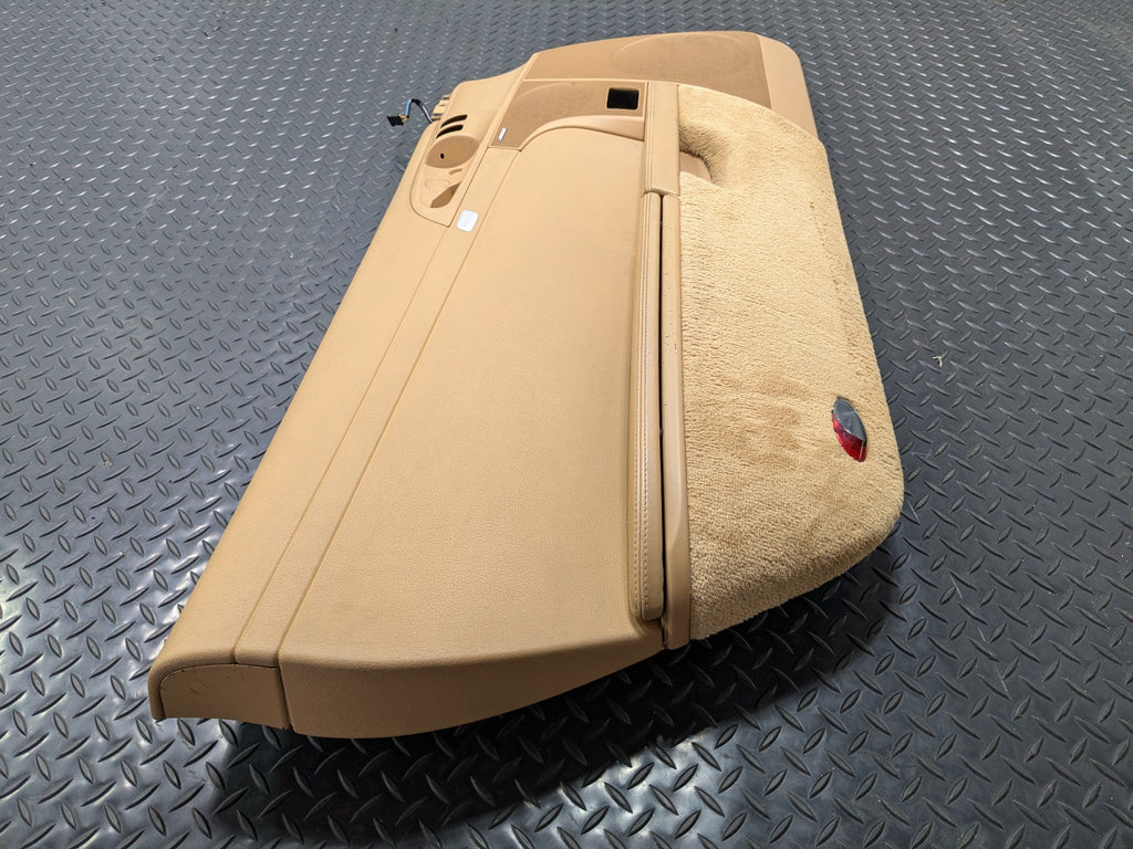 2006 - 2008 OEM PORSCHE CAYMAN LEFT DRIVER SIDE INTERIOR DOOR PANEL LEATHERETTE