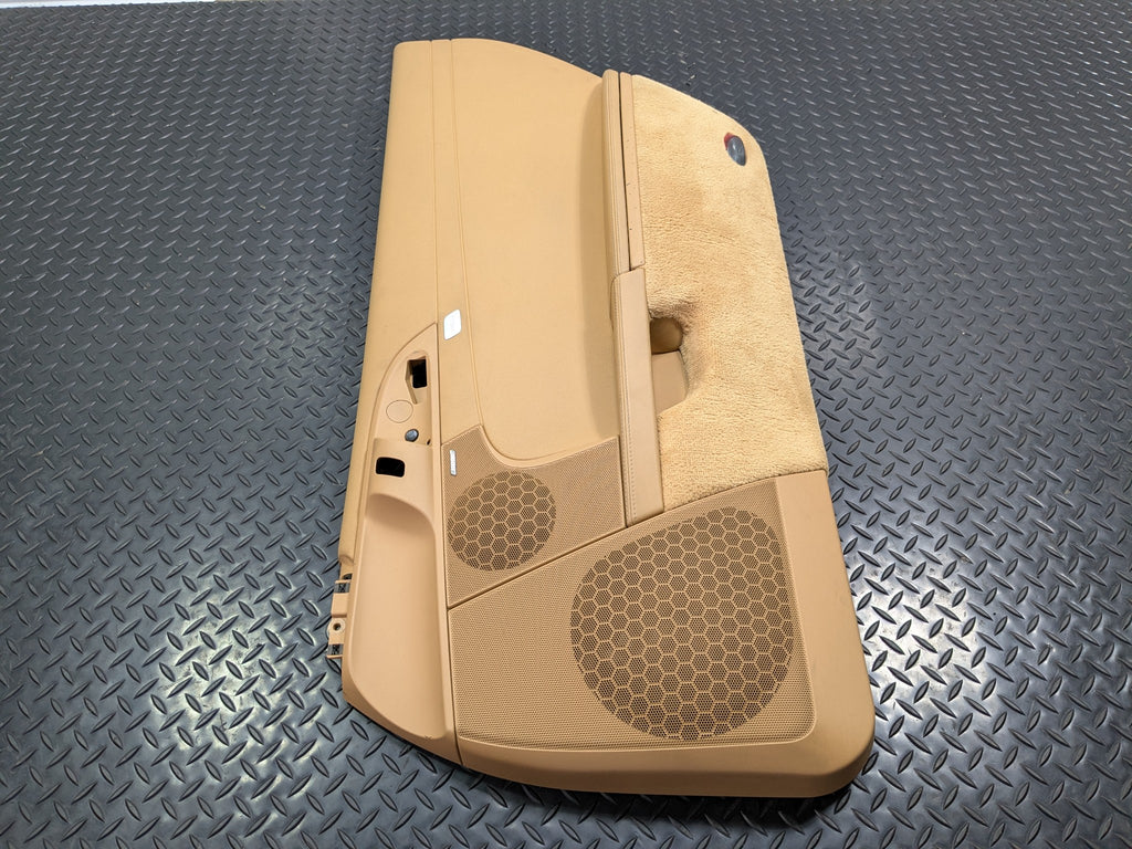 06 - 08 OEM PORSCHE CAYMAN RIGHT PASSENGER SIDE INTERIOR DOOR PANEL LEATHERETTE