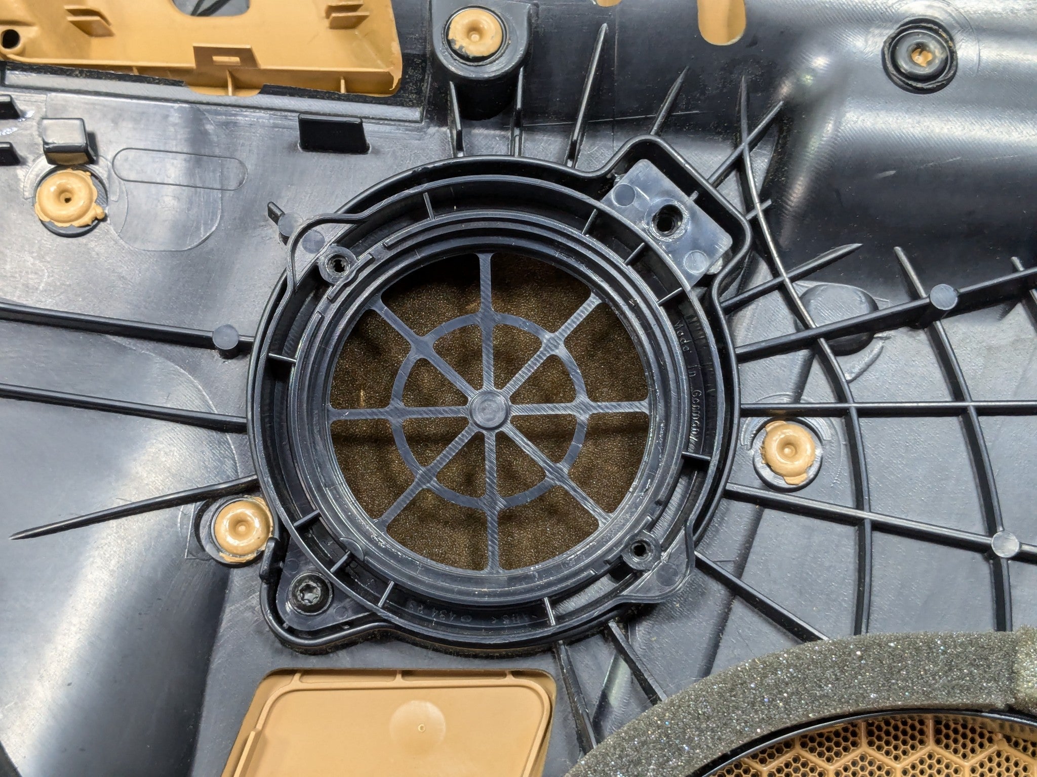 06 - 08 OEM PORSCHE CAYMAN RIGHT PASSENGER SIDE INTERIOR DOOR PANEL LEATHERETTE