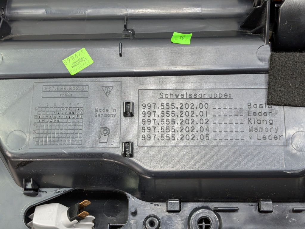 06 - 08 OEM PORSCHE CAYMAN RIGHT PASSENGER SIDE INTERIOR DOOR PANEL LEATHERETTE