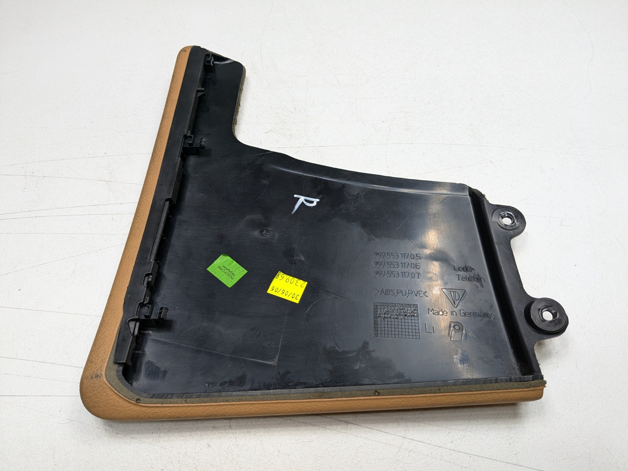 2006 - 2008 OEM PORSCHE CAYMAN DASH CENTER CONSOLE RIGHT SIDE OUTER TRIM COVER