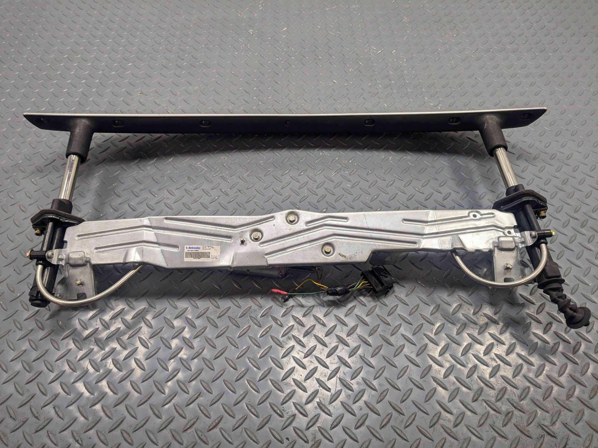 2006 - 2008 OEM PORSCHE CAYMAN CONVERTIBLE REAR SPOILER WING AND LIFT MECHANISM