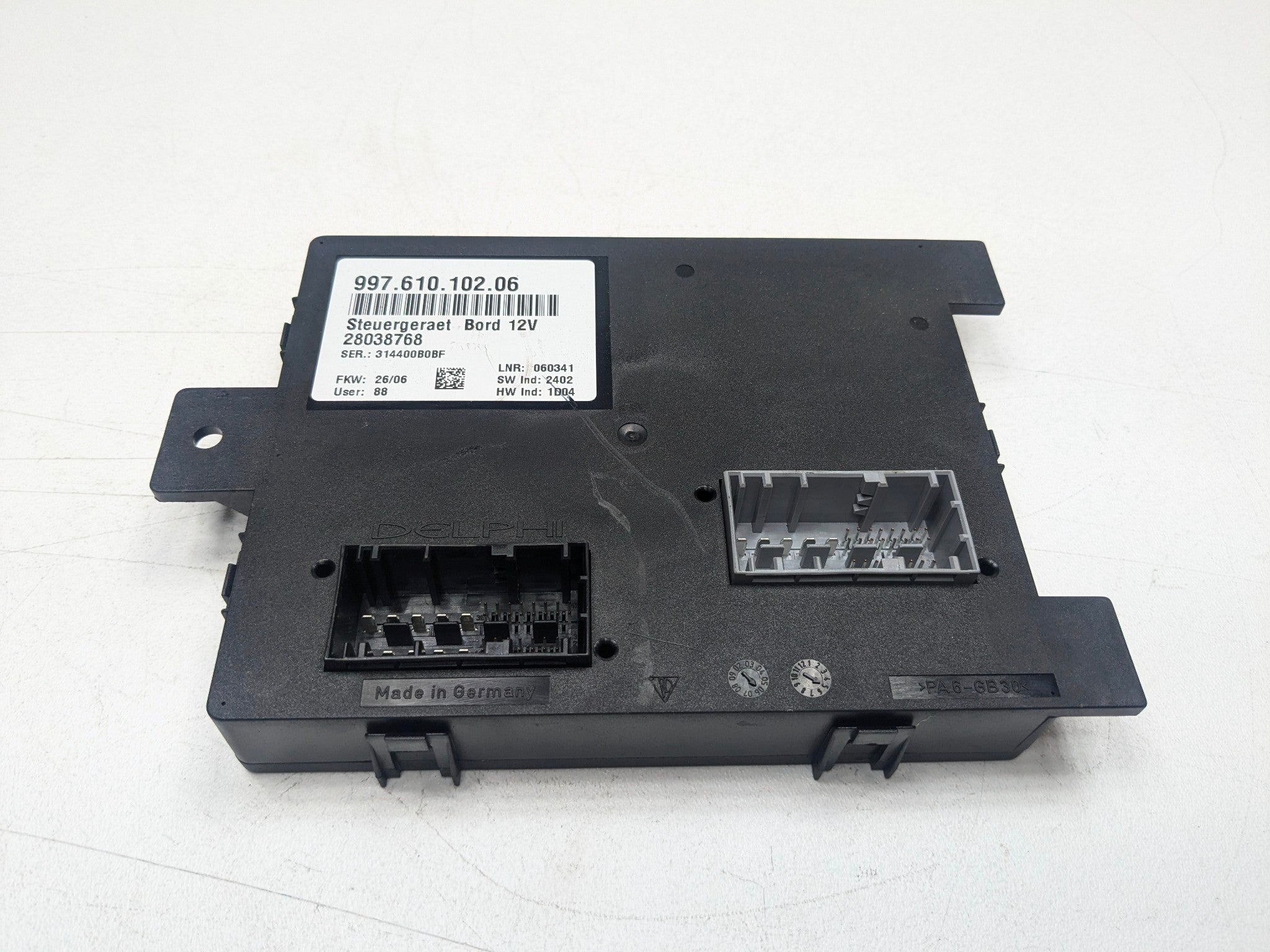2006 - 2008 OEM PORSCHE CAYMAN GATEWAY BODY CONTROL MODULE BCM