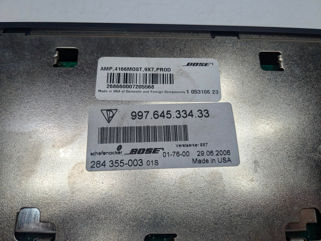 2006 - 2008 OEM PORSCHE CAYMAN BOSE SPEAKER AUDIO AMPLIFIER MODULE