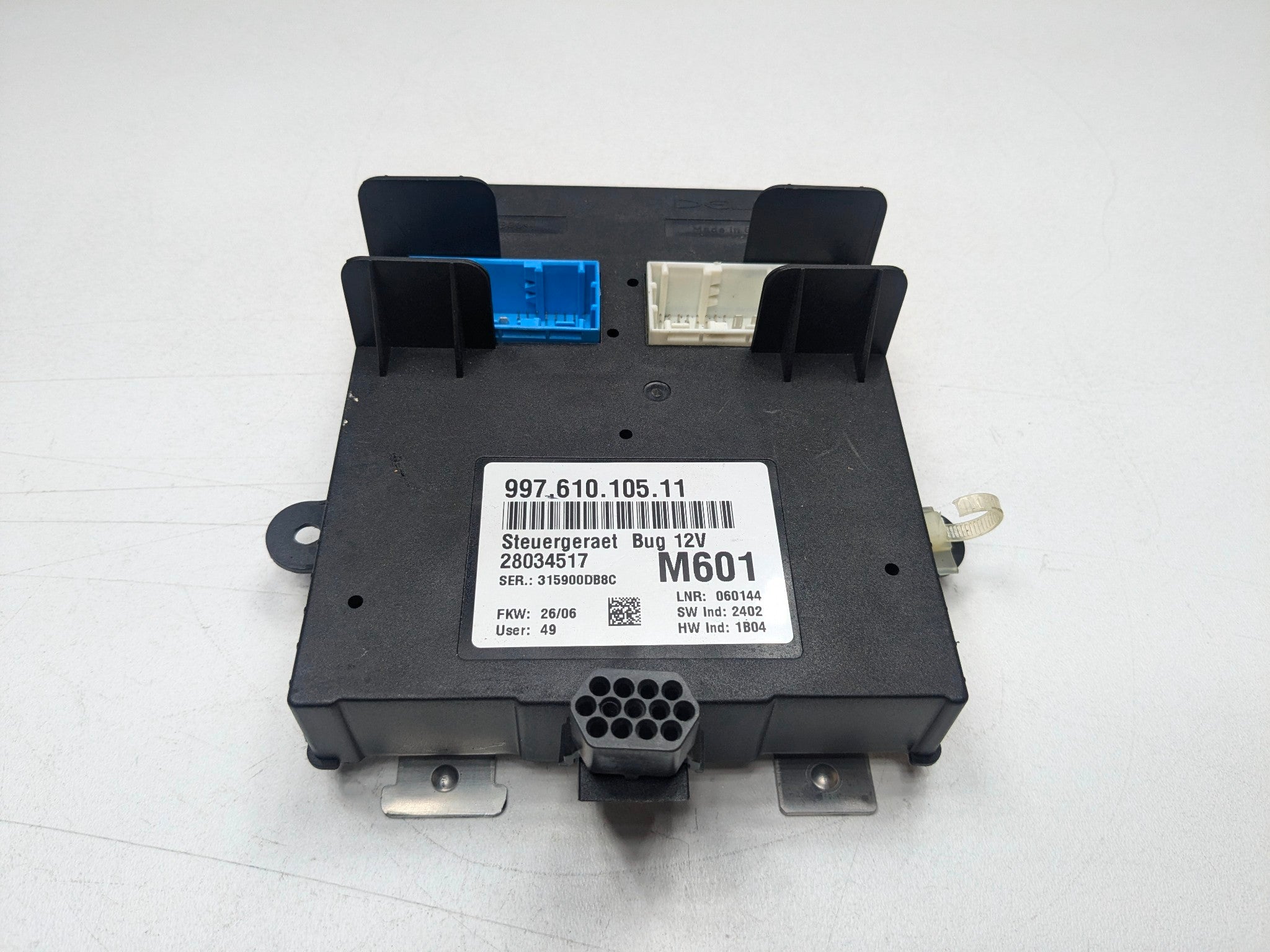 2006 - 2008 OEM PORSCHE CAYMAN BCM FRONT HEADLIGHT CONTROL MODULE