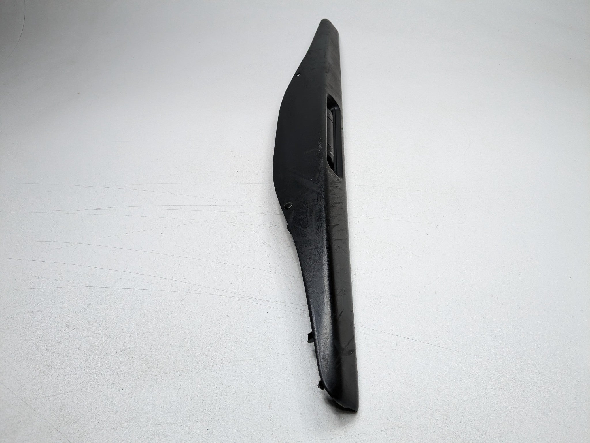06 - 08 OEM PORSCHE CAYMAN LEFT DOOR SILL TRIM WITH HOOD TRUNK RELEASE SWITCH