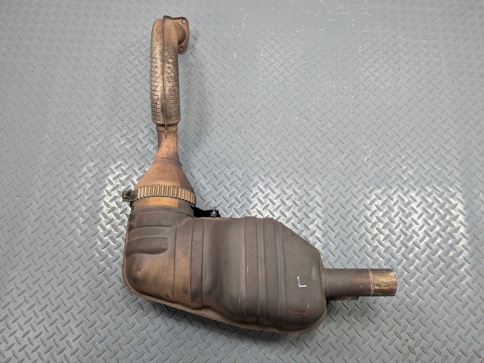 2006 - 2008 OEM PORSCHE CAYMAN REAR LEFT DRIVER SIDE EXHAUST SILENCER MUFFLER