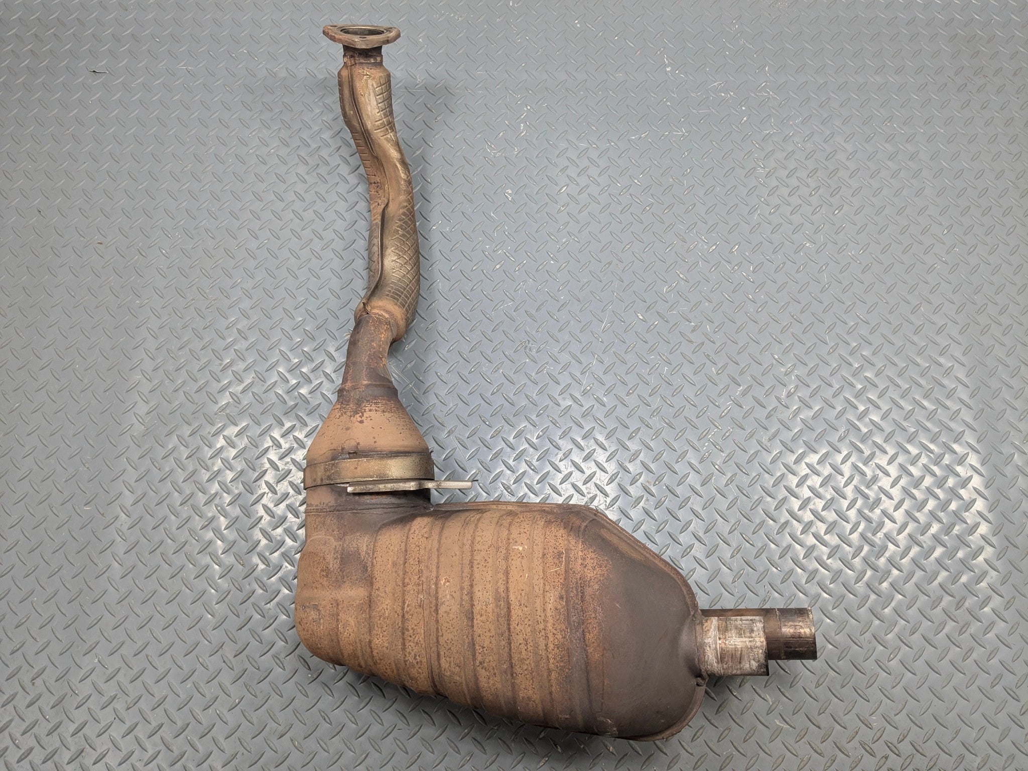 06 - 08 OEM PORSCHE CAYMAN REAR RIGHT PASSENGER SIDE EXHAUST SILENCER MUFFLER